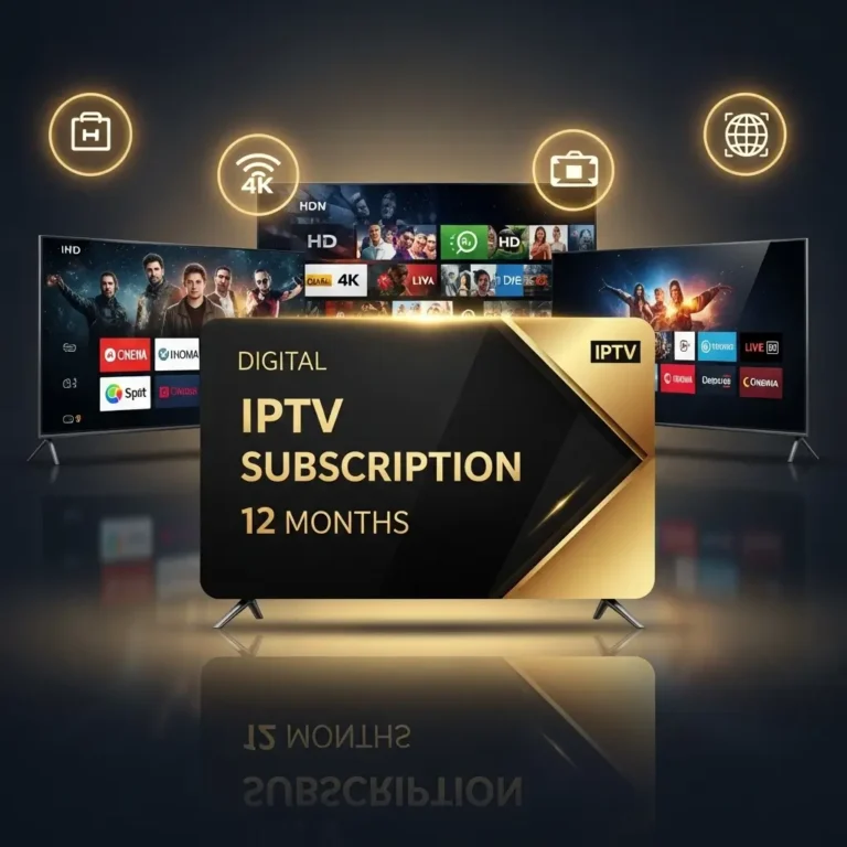 IPTV Subscription 12 MONTHS